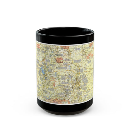 USA - Central Rockies 1 (1984) (Map) Black Coffee Mug-15oz-The Sticker Space