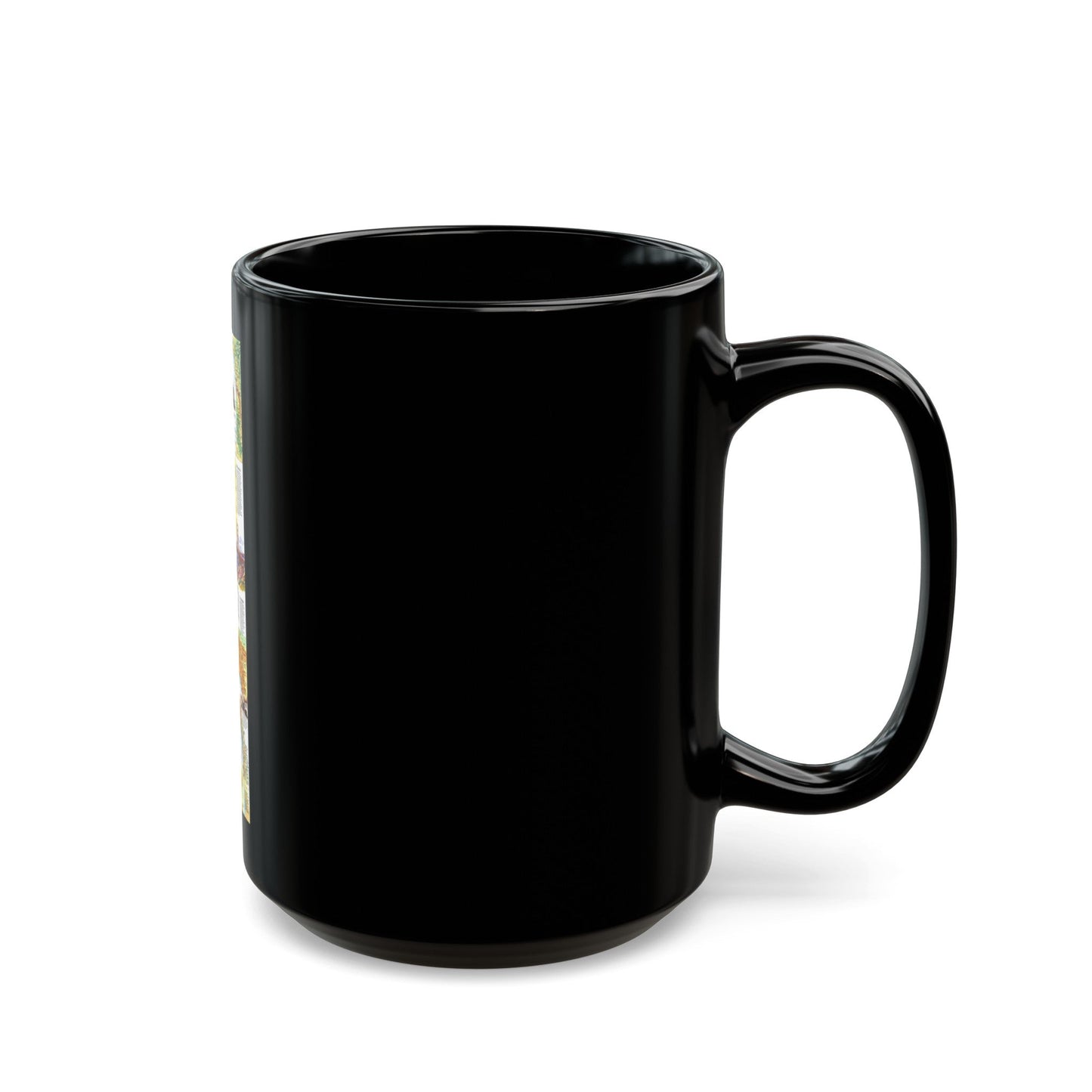 USA - Coastal California (1993) (Map) Black Coffee Mug-The Sticker Space