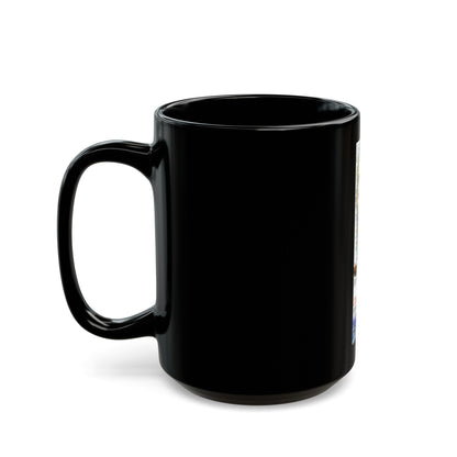 USA - Coastal California (1993) (Map) Black Coffee Mug-The Sticker Space