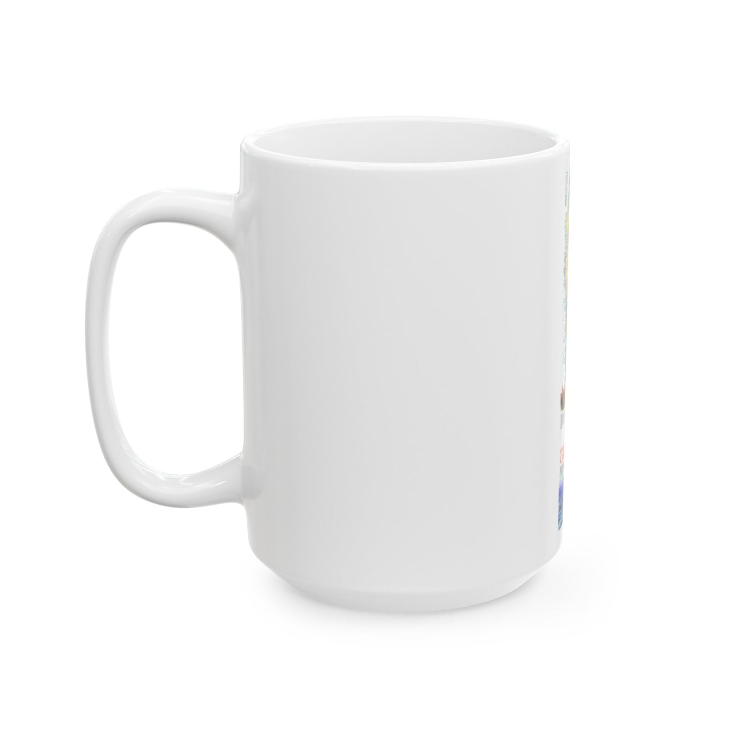 USA - Coastal California (1993) (Map) White Coffee Mug-The Sticker Space