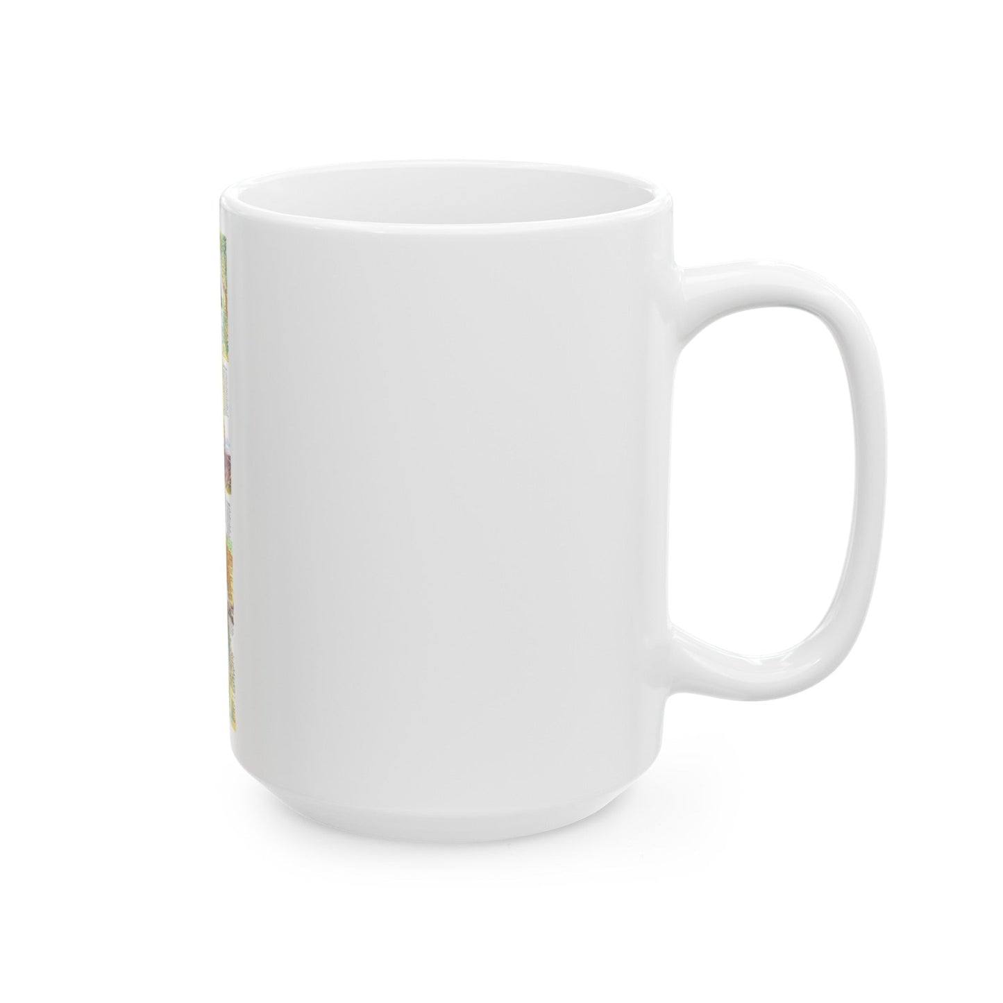 USA - Coastal California (1993) (Map) White Coffee Mug-The Sticker Space