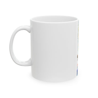 USA - Coastal California (1993) (Map) White Coffee Mug-The Sticker Space