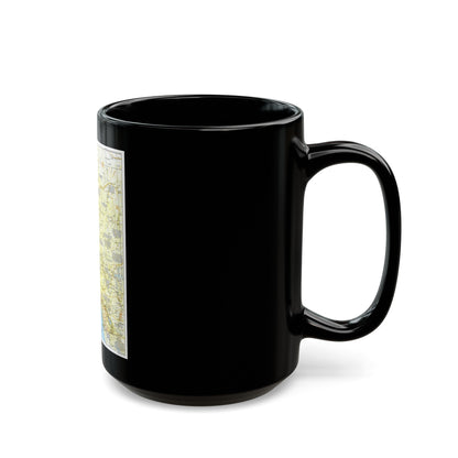 USA - Far West 1 (1984) (Map) Black Coffee Mug-The Sticker Space