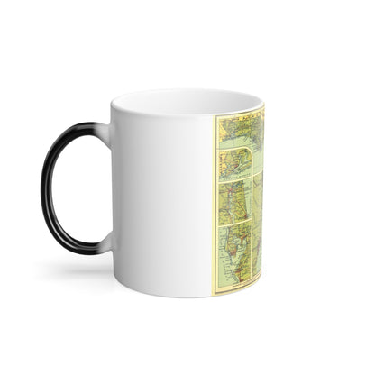 USA - Florida (1930) (Map) Color Changing Mug 11oz-11oz-The Sticker Space