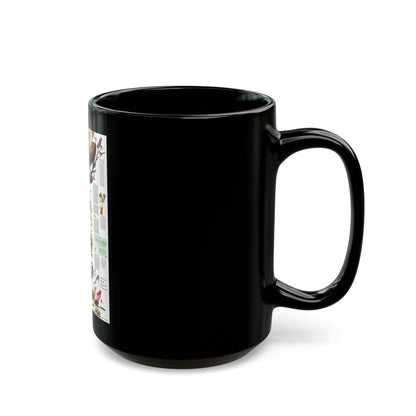 USA - Florida 2 (1973) (Map) Black Coffee Mug-The Sticker Space