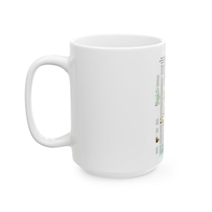 USA - Florida 2 (1973) (Map) White Coffee Mug-The Sticker Space