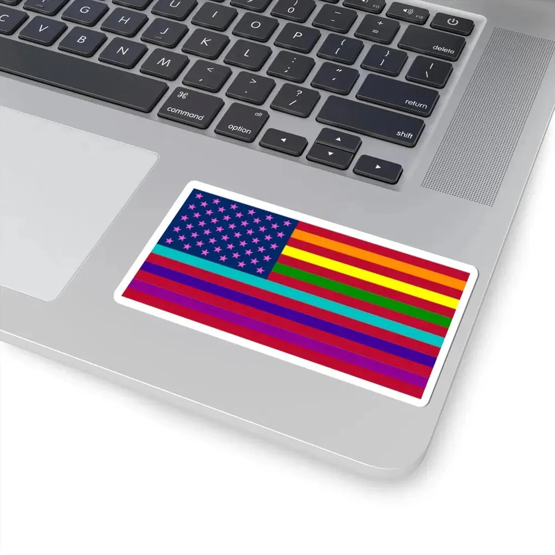 USA Gay flag (United States) STICKER Vinyl Kiss-Cut Decal - The Sticker Space