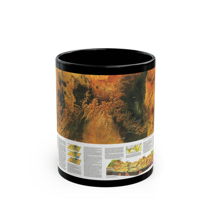 USA - Grand Canyon of the Colorado (1978) (Map) Black Coffee Mug-11oz-The Sticker Space