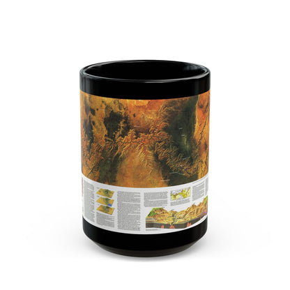 USA - Grand Canyon of the Colorado (1978) (Map) Black Coffee Mug-15oz-The Sticker Space