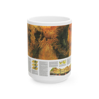 USA - Grand Canyon of the Colorado (1978) (Map) White Coffee Mug-15oz-The Sticker Space