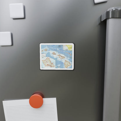 USA - Hawaii (1960) (Map) Refrigerator Magnet-The Sticker Space