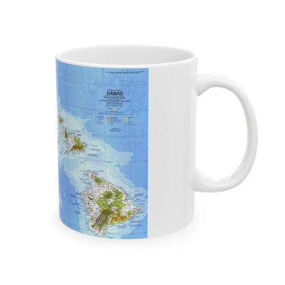 USA - Hawaii (1976) (Map) White Coffee Mug-The Sticker Space