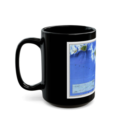 USA - Hawaii (1995) (Map) Black Coffee Mug-The Sticker Space