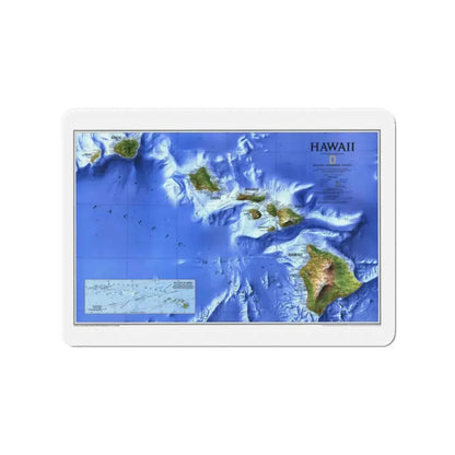USA - Hawaii (1995) (Map) Refrigerator Magnet 2 Inch - The Sticker Space