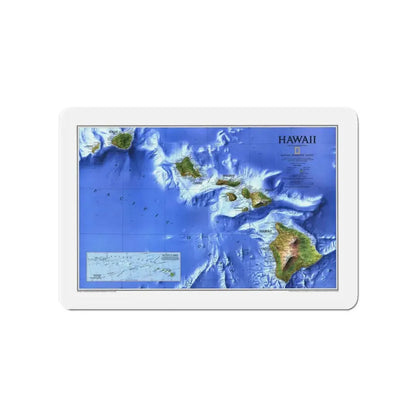 USA - Hawaii (1995) (Map) Refrigerator Magnet 4 Inch - The Sticker Space