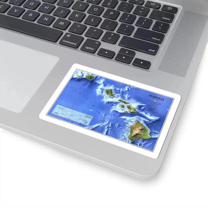 USA - Hawaii (1995) (Map) STICKER Vinyl Kiss-Cut Decal - The Sticker Space