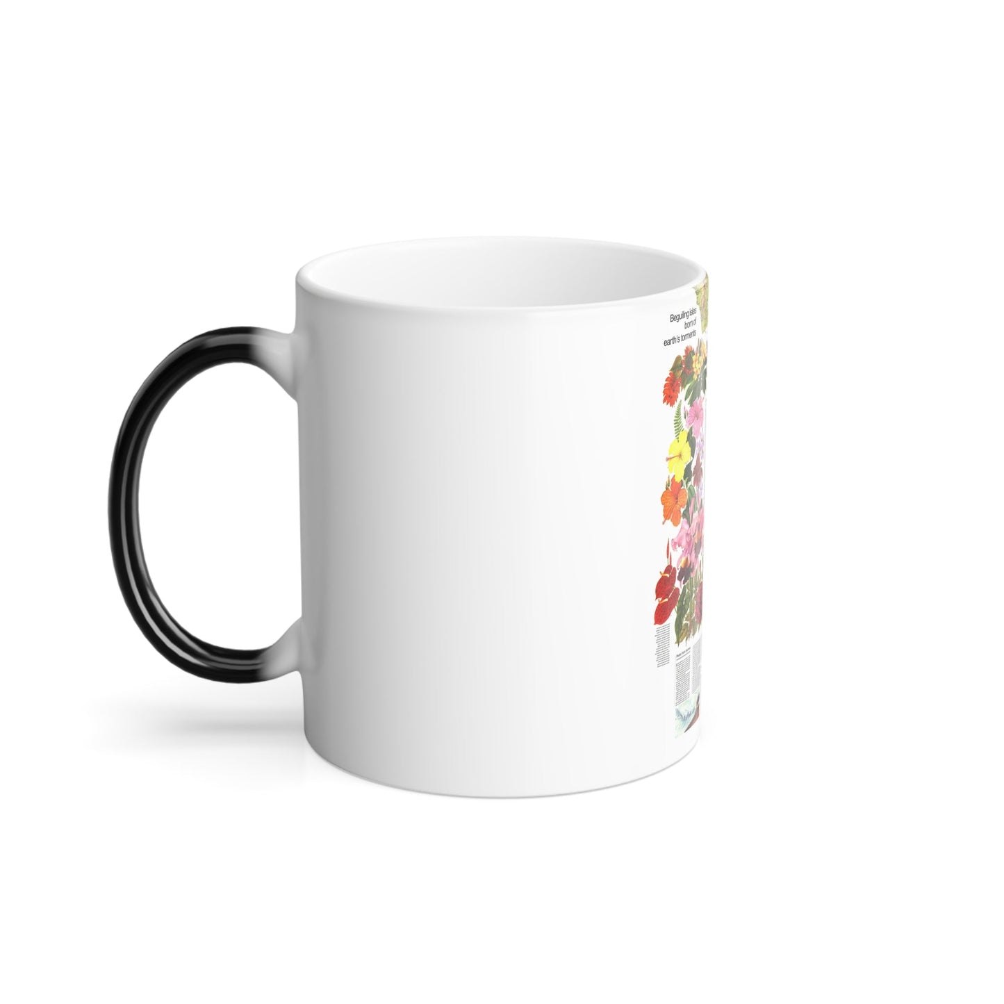 USA - Hawaii, Beguiling Isles (1976) (Map) Color Changing Mug 11oz-11oz-The Sticker Space