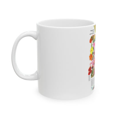 USA - Hawaii, Beguiling Isles (1976) (Map) White Coffee Mug-The Sticker Space