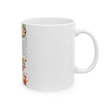 USA - Hawaii, Beguiling Isles (1976) (Map) White Coffee Mug-The Sticker Space