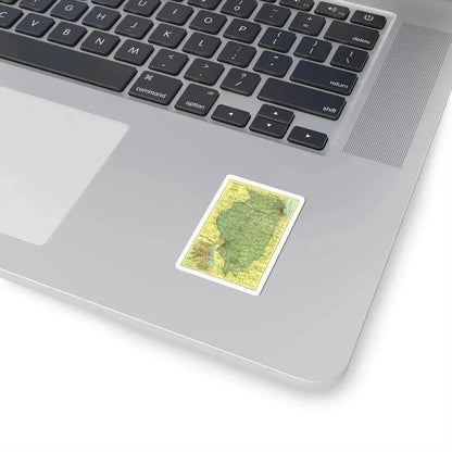USA - Illinois (1931) (Map) STICKER Vinyl Kiss-Cut Decal - The Sticker Space