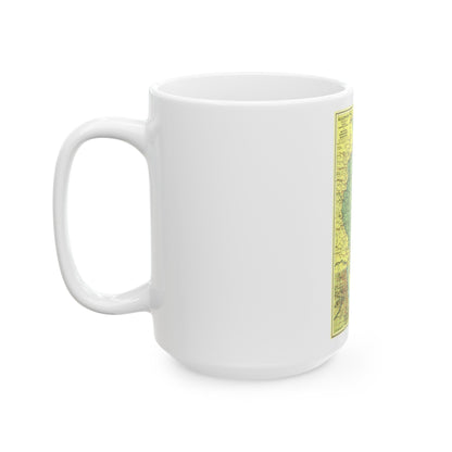 USA - Illinois (1931) (Map) White Coffee Mug-The Sticker Space