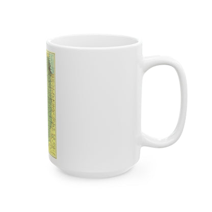 USA - Illinois (1931) (Map) White Coffee Mug-The Sticker Space