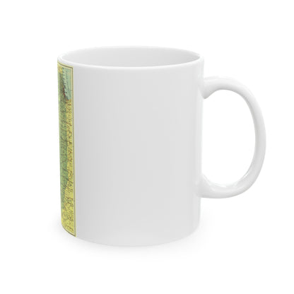 USA - Illinois (1931) (Map) White Coffee Mug-The Sticker Space