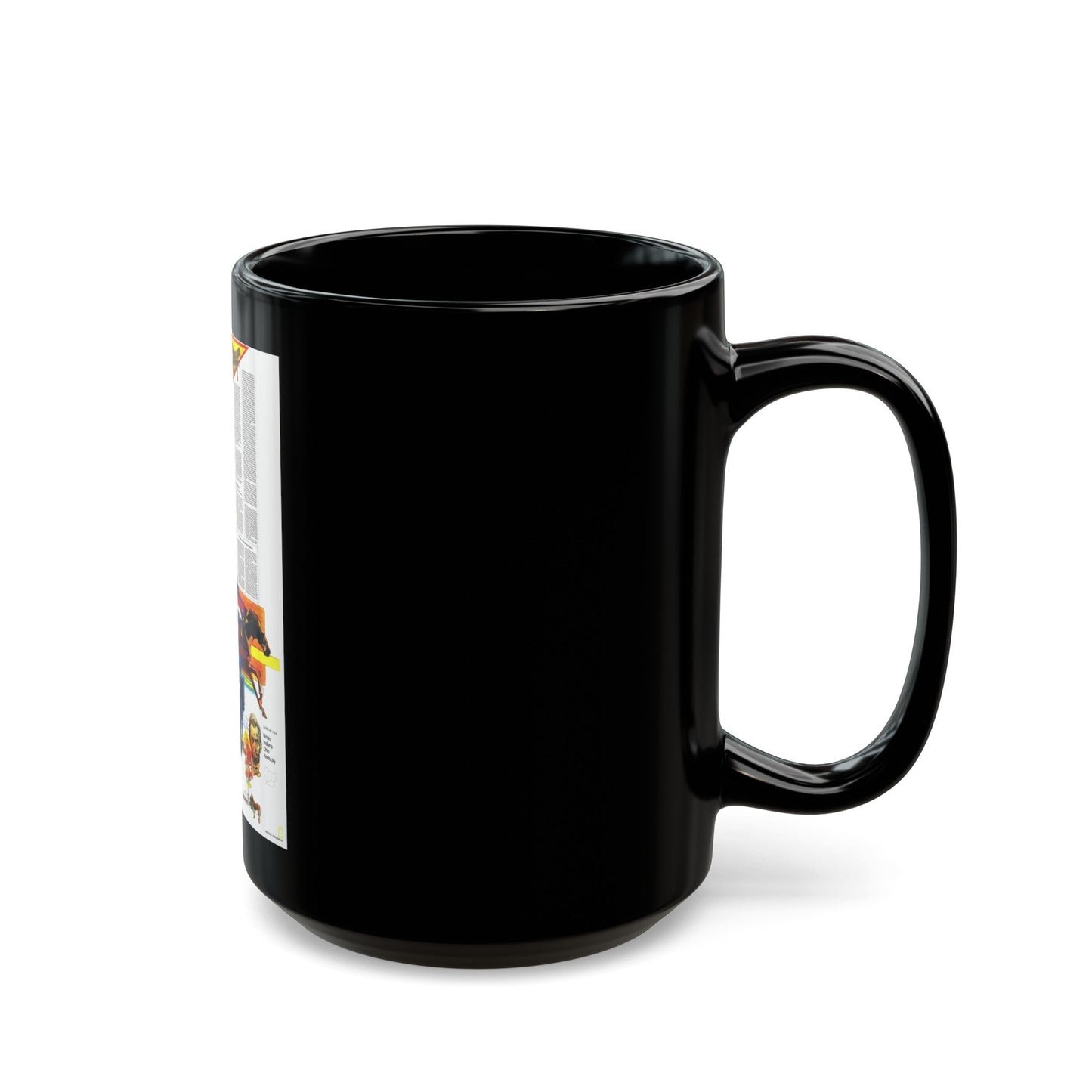 USA - Illinois, Indiana, Ohio, Kentucky 2 (1977) (Map) Black Coffee Mug-The Sticker Space