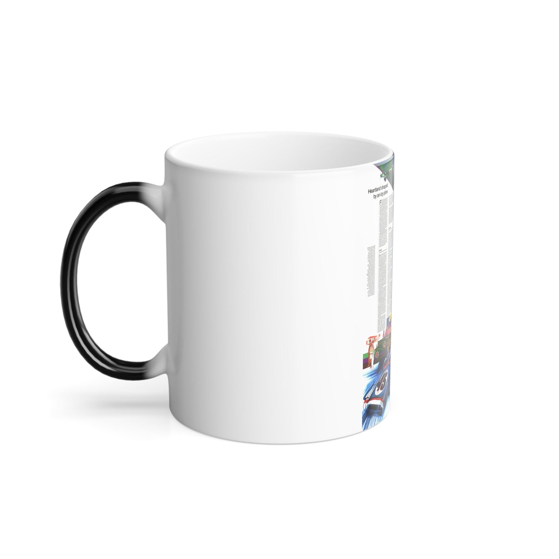 USA - Illinois, Indiana, Ohio, Kentucky 2 (1977) (Map) Color Changing Mug 11oz-11oz-The Sticker Space