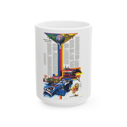 USA - Illinois, Indiana, Ohio, Kentucky 2 (1977) (Map) White Coffee Mug-15oz-The Sticker Space