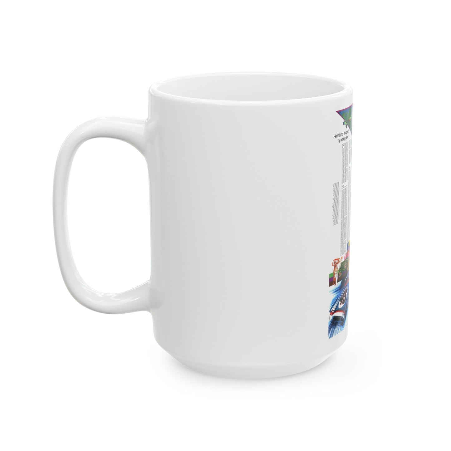 USA - Illinois, Indiana, Ohio, Kentucky 2 (1977) (Map) White Coffee Mug-The Sticker Space