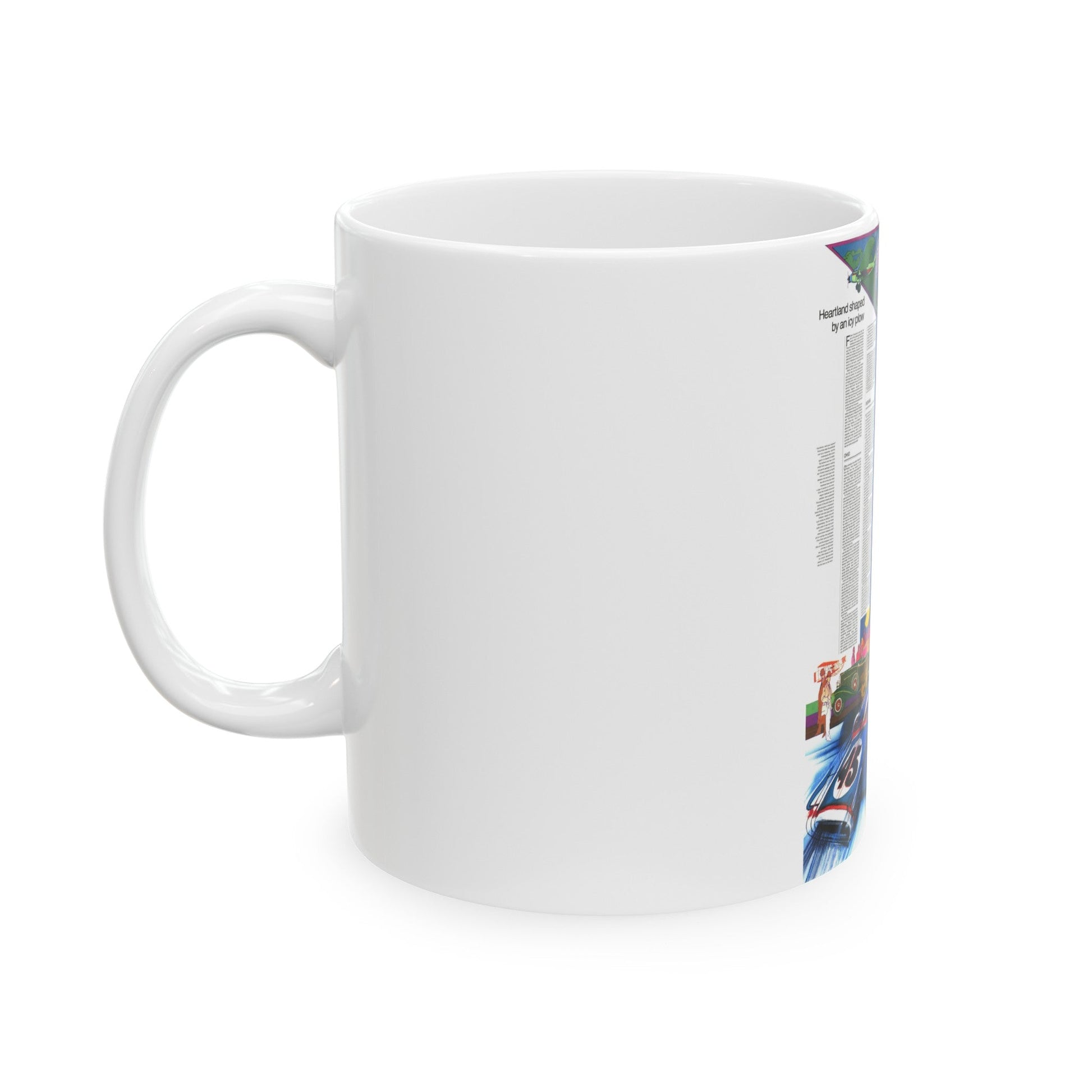 USA - Illinois, Indiana, Ohio, Kentucky 2 (1977) (Map) White Coffee Mug-The Sticker Space