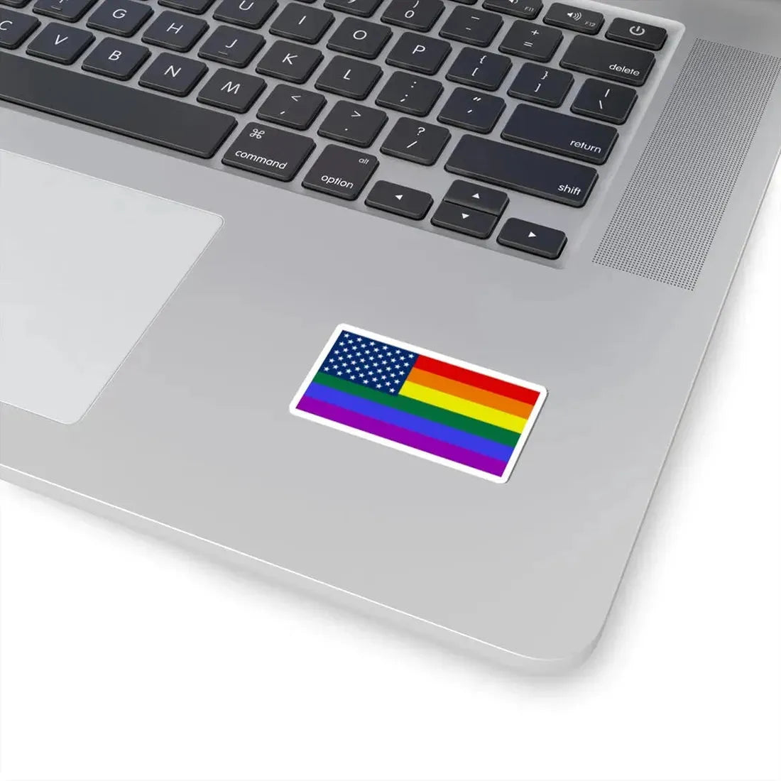 USA Lesbian Gay Bisexual Transgender flag (United States) STICKER Vinyl Kiss-Cut Decal - The Sticker Space