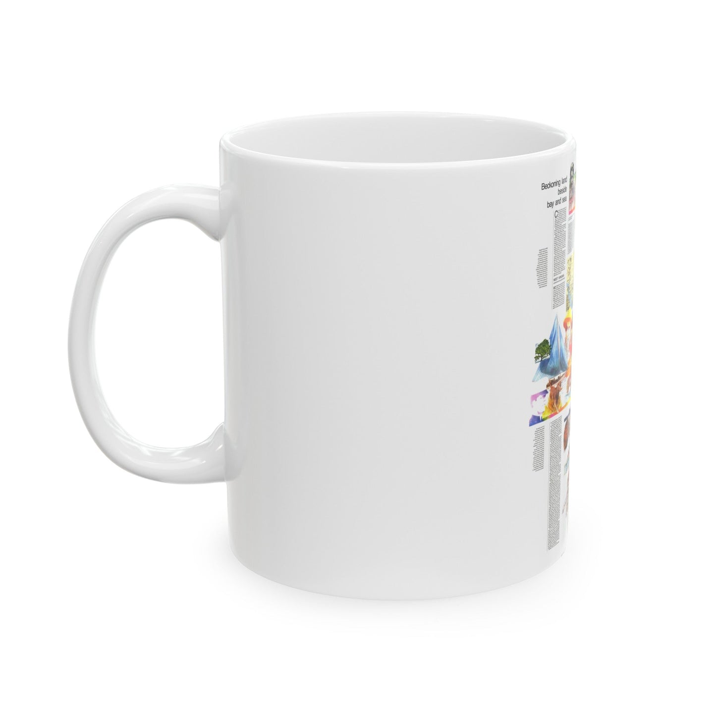 USA - Mid-Atlantic States 2 (1976) (Map) White Coffee Mug-The Sticker Space