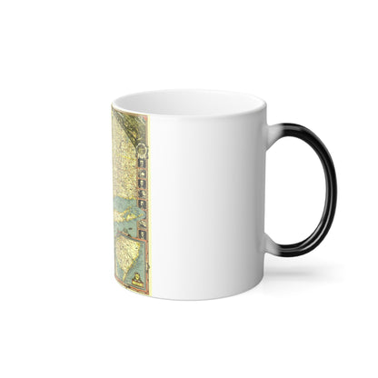 USA - New York City (1939) (Map) Color Changing Mug 11oz-11oz-The Sticker Space