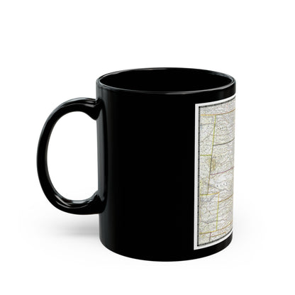 USA - North Central (1948) (Map) Black Coffee Mug-The Sticker Space