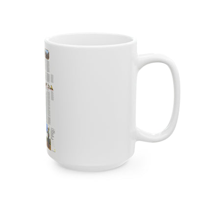 USA - North Central States 2 (1974) (Map) White Coffee Mug-The Sticker Space