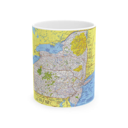 USA - Northeast 1 (1978) (Map) White Coffee Mug-11oz-The Sticker Space