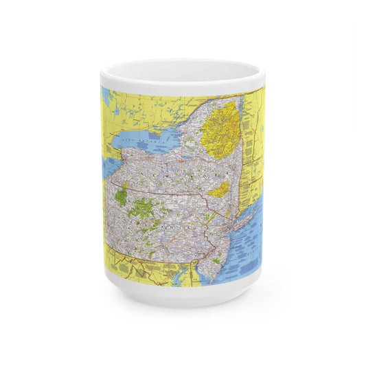 USA - Northeast 1 (1978) (Map) White Coffee Mug-15oz-The Sticker Space