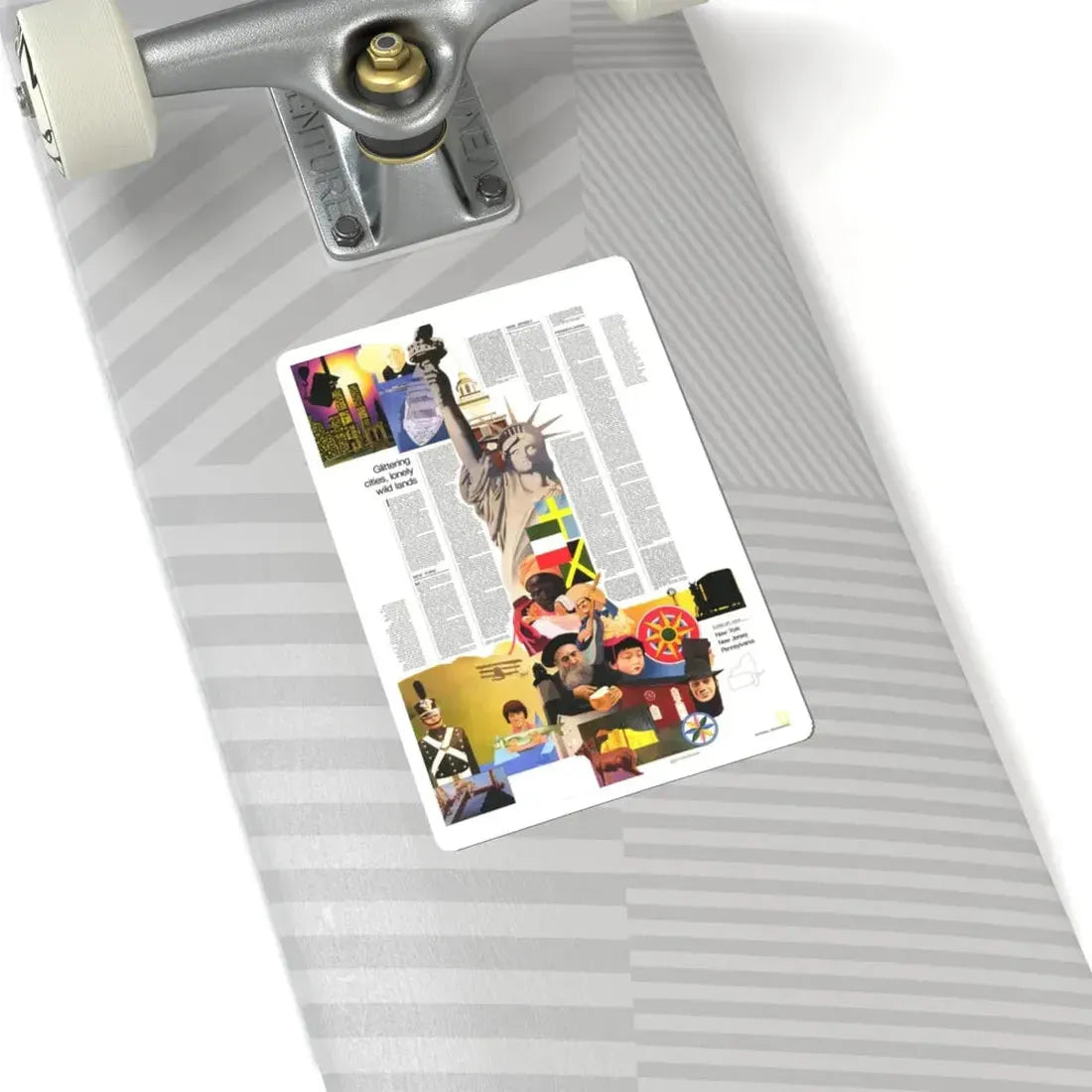 USA - Northeast 2 (1978) (Map) STICKER Vinyl Kiss-Cut Decal - The Sticker Space