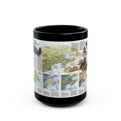 USA - Northern Approaches 2 (1985) (Map) Black Coffee Mug-15oz-The Sticker Space