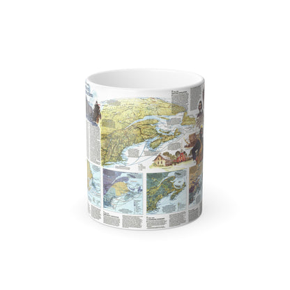 USA - Northern Approaches 2 (1985) (Map) Color Changing Mug 11oz-11oz-The Sticker Space