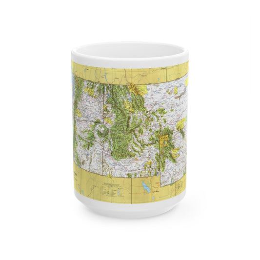 USA - Northwest 1 (1973) (Map) White Coffee Mug-15oz-The Sticker Space