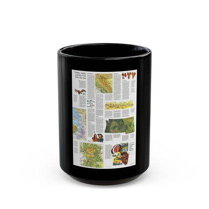 USA - Northwest 2 (1973) (Map) Black Coffee Mug-15oz-The Sticker Space