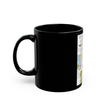 USA - Northwest 2 (1973) (Map) Black Coffee Mug-The Sticker Space