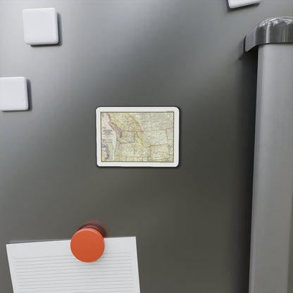 USA - Northwestern (1950) (Map) Refrigerator Magnet-The Sticker Space