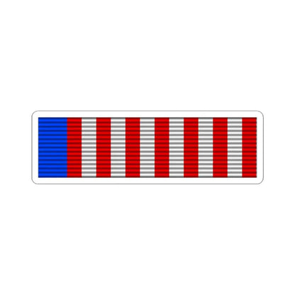 USA Ribbon (United States) STICKER Vinyl Kiss-Cut Decal 4 Inch White - The Sticker Space