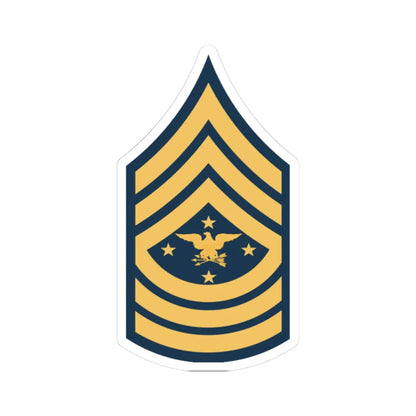 USA SEAC (United States) (Military Rank) STICKER Vinyl Kiss-Cut Decal 3 Inch White - The Sticker Space