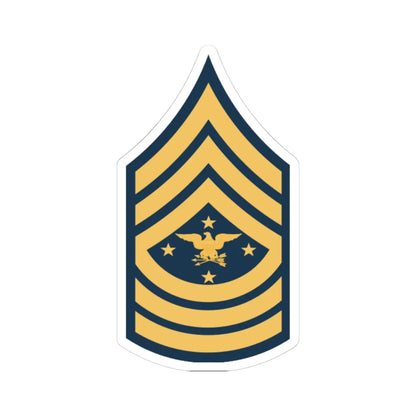 USA SEAC (United States) (Military Rank) STICKER Vinyl Kiss-Cut Decal 4 Inch White - The Sticker Space