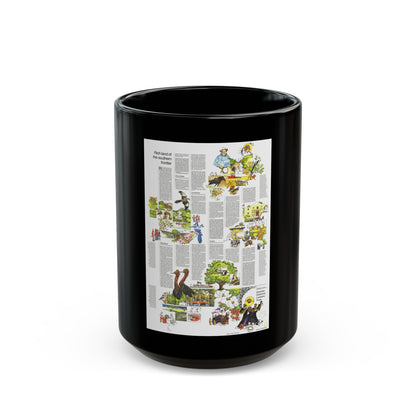 USA - South Central States 2 (1974) (Map) Black Coffee Mug-15oz-The Sticker Space